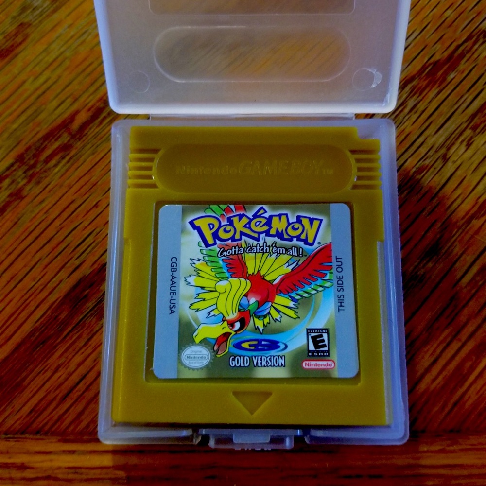 Pokemon Gold Gameboy Version.
